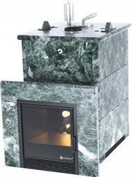 Печь для бани ИзиСтим Анапа в полноценном кожухе с закрытым верхом