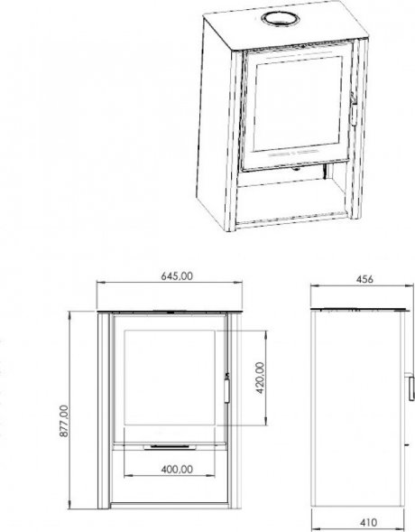 Печь-камин Мета-Бел Севан 7B