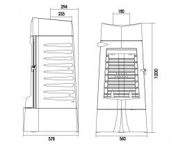 Печь-камин Invicta Chamane