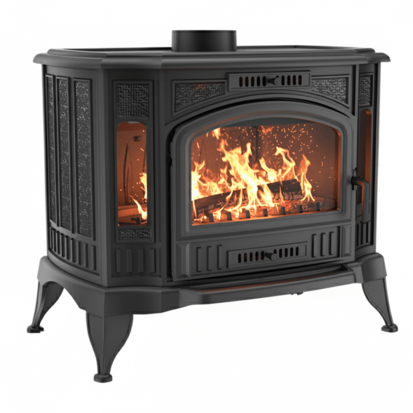 Печь-камин Kratki Koza K9 W (c вод.контуром)