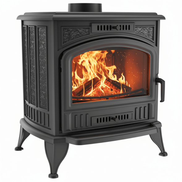 Печь-камин Kratki Koza K6W (c вод.контуром)