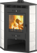 Печь-Камин Aston 11кВт (180 м3) угловой Ø 150мм