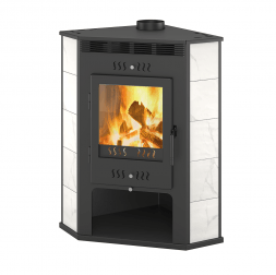 Печь-Камин Aston 11кВт (180 м3) угловой Ø 150мм