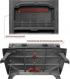 Печь-камин Везувий HR-15Р "Антрацит"
