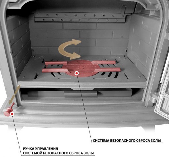  Печь-камин Везувий HR-15Р "Антрацит"
