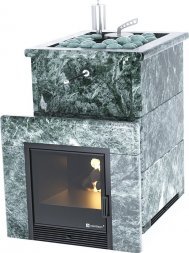 Печь для бани ИзиСтим Анапа в полноценном кожухе с открытым верхом
