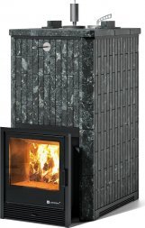 Печь ИзиСтим Геленджик в наборном полноценном кожухе с закрытым верхом