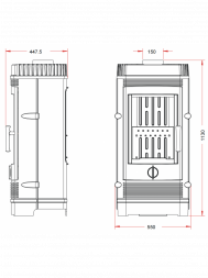 Печь-камин Invicta Gomont 
