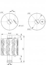 Бак на трубе Grill’D Violet 50 л