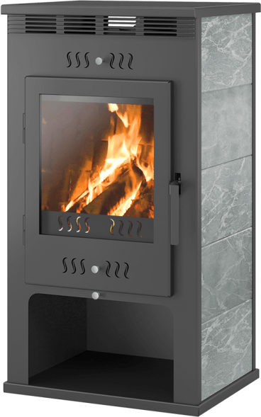 Печь-Камин Aston 11 кВт (180 м3) Ø 150мм Талькохлорит