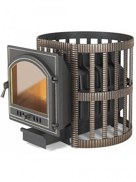 Дровяная печь для бани Везувий Легенда Ретро 24 Ковка (205)