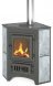 Печь-камин Везувий ПК-01 (220) с конфоркой угловой, талькохлорит