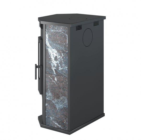 Печь-Камин Aston 12 кВт (200 м3) Призматик (Амфиболит)