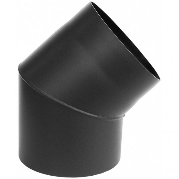 Отвод Darco черный 45* сталь 2,0 мм