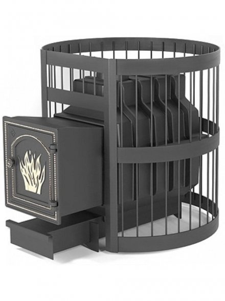 Дровяная печь для бани Везувий Легенда Ретро 24 Стандарт (ДТ-4)