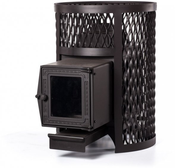Банная печь FireWay Кольчуга 18 (201) с сеткой