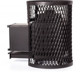 Банная печь FireWay Кольчуга 18 (211) с сеткой