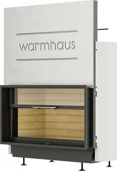 Каминная топка прямая Warmhaus FLAT 100/57h
