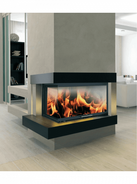 Каминная топка Экокамин Дельта 800L