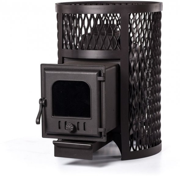 Банная печь FireWay Кольчуга 18 (402) с сеткой