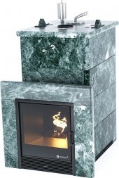 Печь для бани ИзиСтим Сочи в полноценном кожухе с закрытым верхом