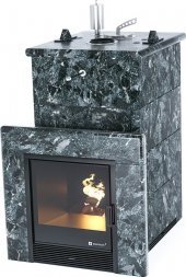 Печь для бани ИзиСтим Сочи в полноценном кожухе с закрытым верхом