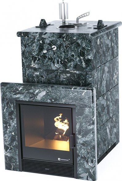 Печь для бани ИзиСтим Сочи в полноценном кожухе с закрытым верхом