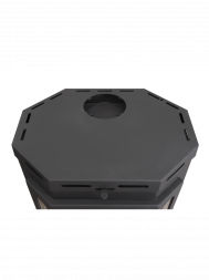 Печь-камин ЭкоКамин Бавария &quot;Призматик&quot; пристенно-угловой