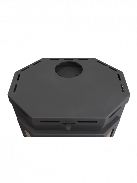 Печь-камин ЭкоКамин Бавария &quot;Призматик&quot; пристенно-угловой