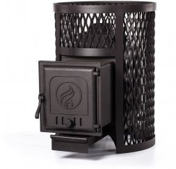 Банная печь FireWay Кольчуга 18 (412) с сеткой