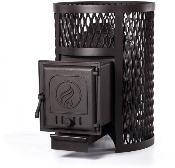 Банная печь FireWay Кольчуга 18 (412) с сеткой