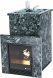 Печь для бани ИзиСтим Сочи в полноценном кожухе с открытым верхом