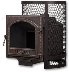 Банная печь FireWay Кольчуга 18 (505) с сеткой