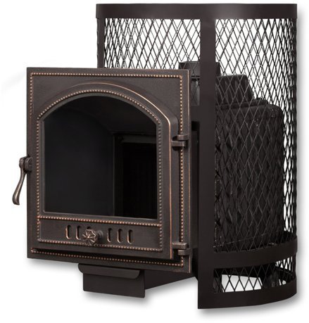 Банная печь FireWay Кольчуга 18 (505) с сеткой