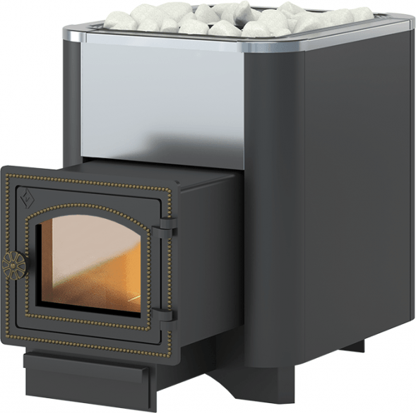 Печь ВЕЗУВИЙ Сенсация 12 Антрацит (ДТ-3С)