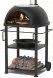 Садовая чугунная печь Везувий LEGENDA GARDEN (с чугунным основанием) на подставке