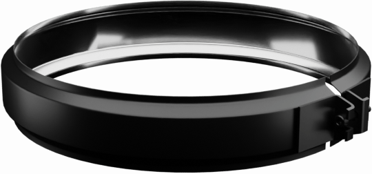 Хомут обжимной Феррум BlackSide черный (430/0,5 мм / эмаль /600°)